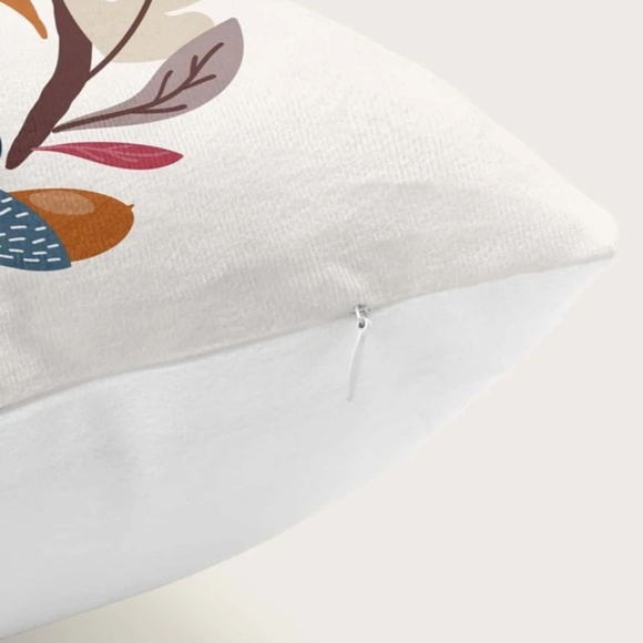 NWT Fall Family Time Home Decor Pillow Cover - Picture 2 of 5